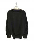 Spick and Spanスピックアンドスパン）の古着「ニュアンスコクーンシルエットニット」｜ブラック