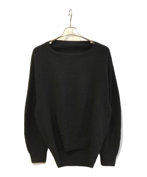 Spick and Span（スピック＆スパン）Spick and Span (スピックアンドスパン) ニュアンスコクーンシルエットニット ブラック サイズ:freeの古着・服飾アイテム