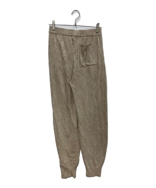 THREE DOTS（スリードッツ）THREE DOTS (スリードッツ) Velour sweater pants　VF6001Y ベージュ サイズ:Mの古着・服飾アイテム