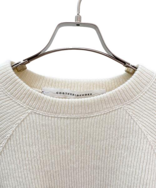 COGTHEBIGSMOKE（コグザビッグスモーク）COGTHEBIGSMOKE (コグザビッグスモーク) ELLIS SWEATSHIRT アイボリー サイズ:Freeの古着・服飾アイテム