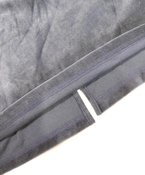 THREE DOTS（スリードッツ）THREE DOTS (スリードッツ) コットンベロア ペンシルスカート ネイビー サイズ:Mの古着・服飾アイテム