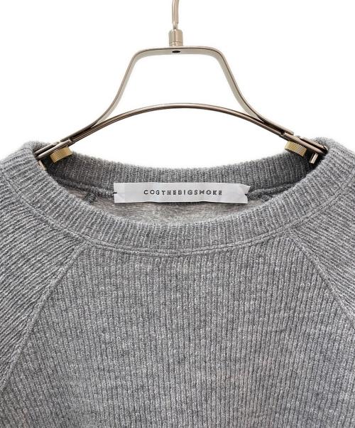 COGTHEBIGSMOKE（コグザビッグスモーク）COGTHEBIGSMOKE (コグザビッグスモーク) ELLIS SWEATSHIRT グレー サイズ:Freeの古着・服飾アイテム
