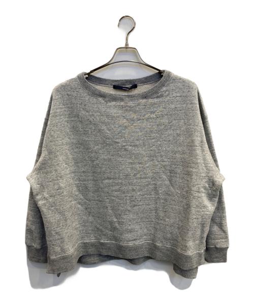 FRAMeWORK（フレームワーク）FRAMeWORK (フレームワーク) ボートネックワイドスウェット グレー サイズ:Free 未使用品の古着・服飾アイテム