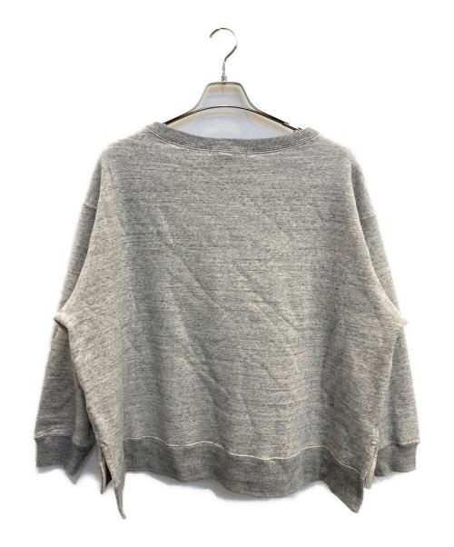 FRAMeWORK（フレームワーク）FRAMeWORK (フレームワーク) ボートネックワイドスウェット グレー サイズ:Free 未使用品の古着・服飾アイテム