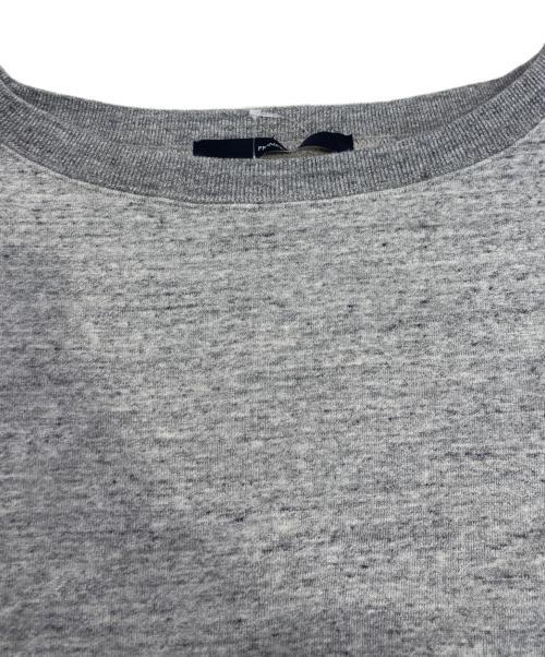 FRAMeWORK（フレームワーク）FRAMeWORK (フレームワーク) ボートネックワイドスウェット グレー サイズ:Free 未使用品の古着・服飾アイテム