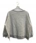 FRAMeWORK (フレームワーク) ボートネックワイドスウェット グレー サイズ:Free 未使用品：9000円