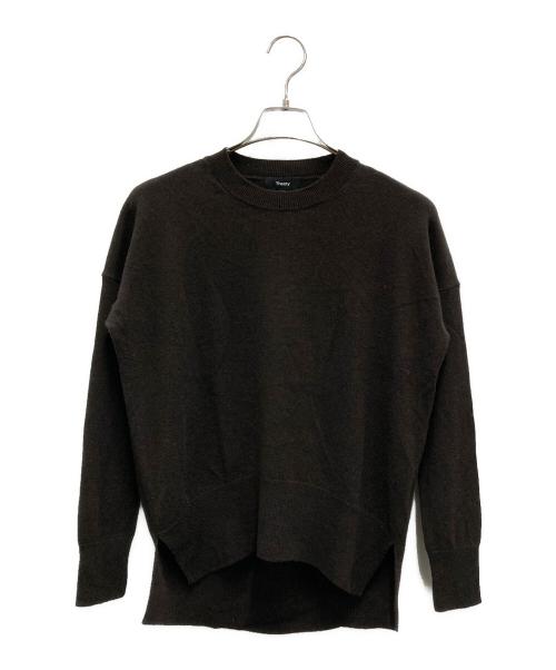 theory（セオリー）theory (セオリー) ウールカシミヤニット ブラウン サイズ:Sの古着・服飾アイテム