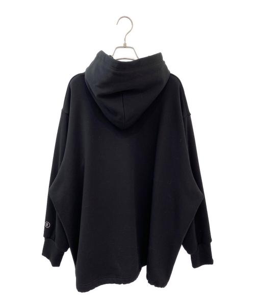 LE PHIL（ル フィル）LE PHIL (ル フィル) バック裏毛ビッグフーディー ブラック サイズ:Freeの古着・服飾アイテム