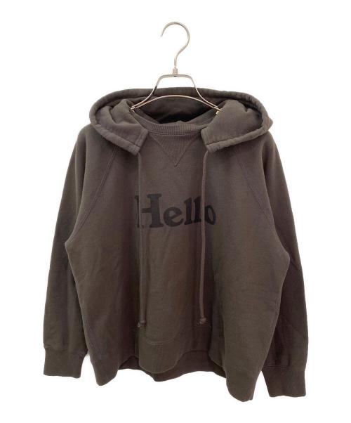 MADISON BLUE（マディソンブルー）MADISON BLUE (マディソンブルー) HELLO HOODIE ブラウン サイズ:Sの古着・服飾アイテム