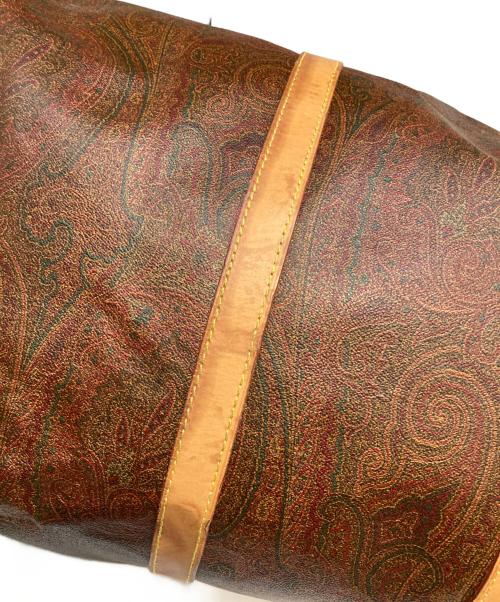 ETRO（エトロ）ETRO (エトロ) ペイズリー 2WAYボストンバッグ ブラウンの古着・服飾アイテム