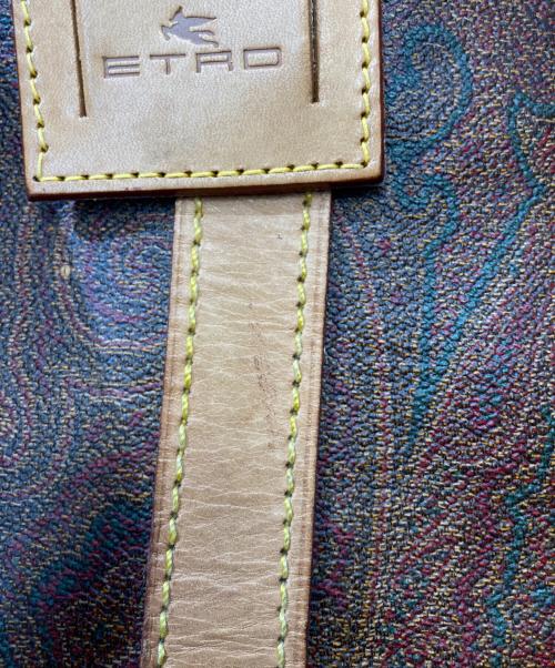 ETRO（エトロ）ETRO (エトロ) ペイズリー 2WAYボストンバッグ ブラウンの古着・服飾アイテム