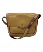 Cartierカルティエ）の古着「マストライン レザーショルダーバッグ」｜ボルドー×ブラウン