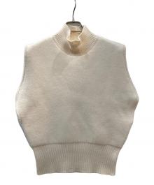Heve（ヘイヴ）の古着「ハイネックニットベスト」｜アイボリー