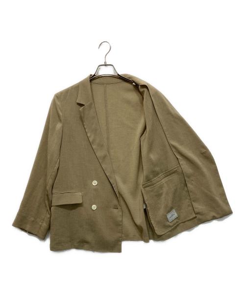 green label relaxing（グリーンレーベルリラクシング）green label relaxing (グリーンレーベルリラクシング) シアーエアジャケット ―マシンウォッシャブル― ベージュ サイズ:Fの古着・服飾アイテム