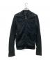 RICK OWENS（リックオウエンス）の古着「17AW スエードシングルライダースジャケット」｜ブラック