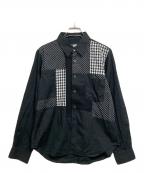 BLACK COMME des GARCONSブラックコムデギャルソン）の古着「パッチワークシャツ」｜ブラック
