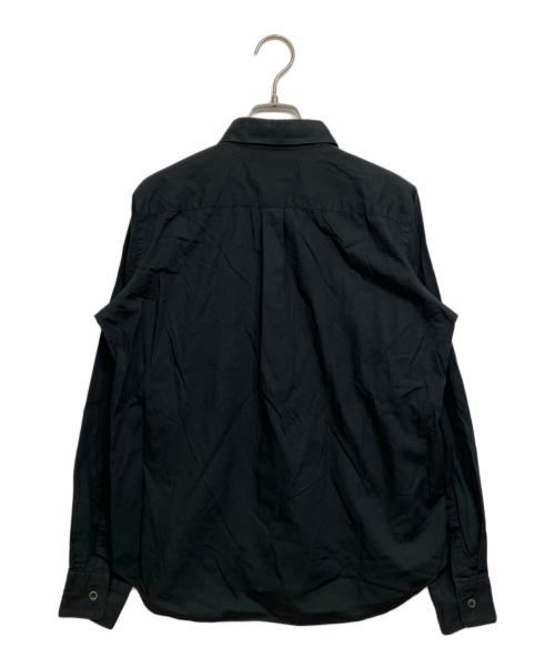 BLACK COMME des GARCONS（ブラックコムデギャルソン）BLACK COMME des GARCONS (ブラックコムデギャルソン) パッチワークシャツ ブラック サイズ:Sの古着・服飾アイテム