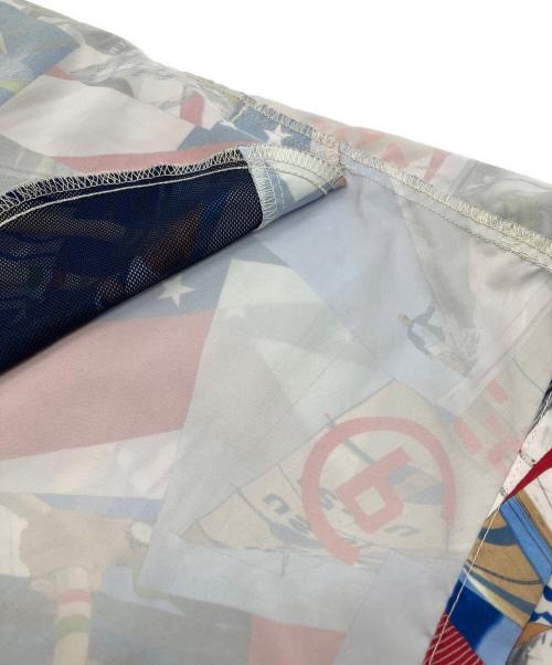 POLO RALPH LAUREN（ポロ・ラルフローレン）POLO RALPH LAUREN (ポロ・ラルフローレン) 総柄ショートパンツ ブルー サイズ:Lの古着・服飾アイテム