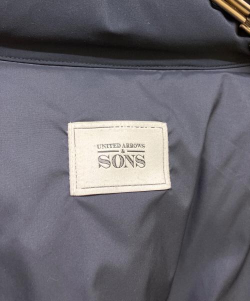 UNITED ARROWS & SONS（ユナイテッドアローズ アンド サンズ）UNITED ARROWS & SONS (ユナイテッドアローズ アンド サンズ) DOWN JACKET ネイビー サイズ:Sの古着・服飾アイテム