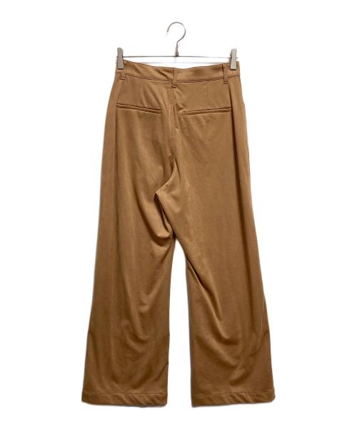 RIVE DROITE（リヴドロワ）RIVE DROITE (リヴドロワ) ブラッシュドクロスルーズパンツ キャメル サイズ:36 未使用品の古着・服飾アイテム