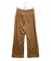 RIVE DROITE (リヴドロワ) ブラッシュドクロスルーズパンツ キャメル サイズ:36 未使用品：6000円