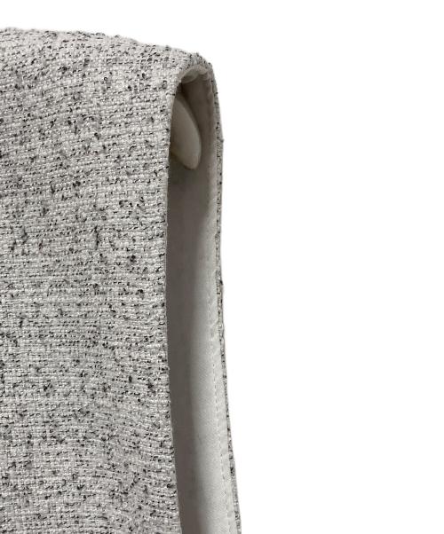 Apuweiser-riche（アプワイザーリッシェ）Apuweiser-riche (アプワイザーリッシェ) ラップツイードジャンスカ グレー サイズ:1の古着・服飾アイテム