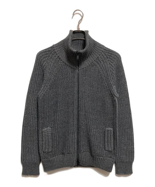 ROBERTO COLLINA（ロベルトコリーナ）ROBERTO COLLINA (ロベルトコリーナ) ジップアップニットジャケット グレー サイズ:46の古着・服飾アイテム