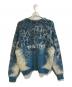 SEVESKIG (セヴシグ) Fading Leopard Knit Cardigan KN-SV-NYA-1002 ブルー×ホワイト サイズ:L 未使用品：15000円