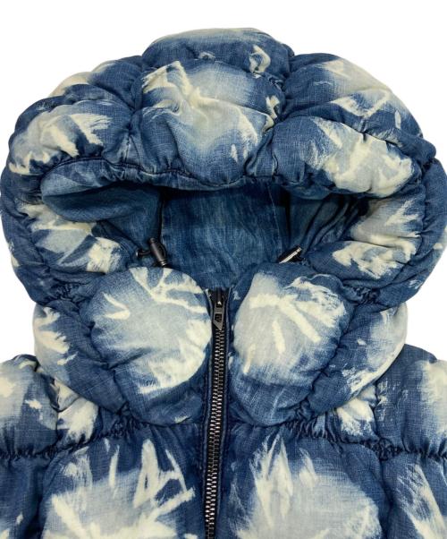 DIESEL（ディーゼル）DIESEL (ディーゼル) W-THYS/タイダイパファーベスト インディゴ サイズ:48 180/96Aの古着・服飾アイテム