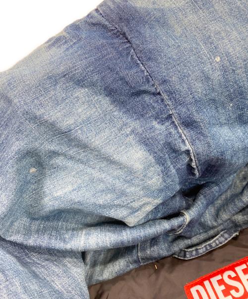 DIESEL（ディーゼル）DIESEL (ディーゼル) W-THYS/タイダイパファーベスト インディゴ サイズ:48 180/96Aの古着・服飾アイテム