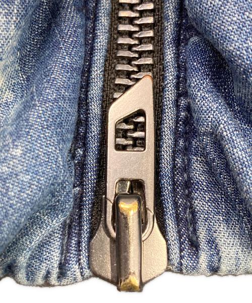 DIESEL（ディーゼル）DIESEL (ディーゼル) W-THYS/タイダイパファーベスト インディゴ サイズ:48 180/96Aの古着・服飾アイテム