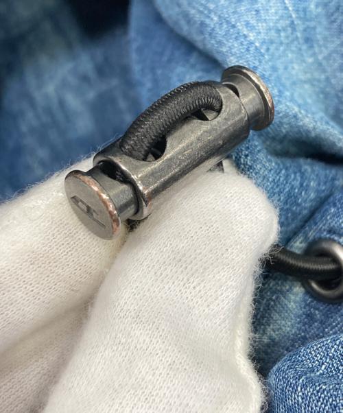 DIESEL（ディーゼル）DIESEL (ディーゼル) W-THYS/タイダイパファーベスト インディゴ サイズ:48 180/96Aの古着・服飾アイテム