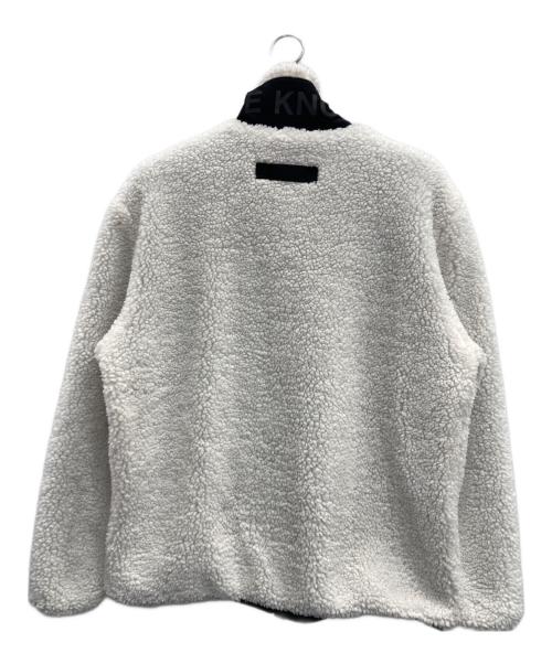 MOOSE KNUCKLES（ムース ナックルズ）MOOSE KNUCKLES (ムース ナックルズ) フリースジャケット ホワイト×ブラック サイズ:Mの古着・服飾アイテム