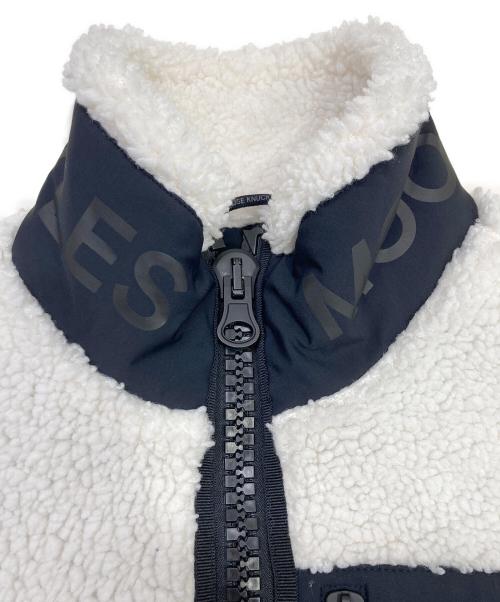 MOOSE KNUCKLES（ムース ナックルズ）MOOSE KNUCKLES (ムース ナックルズ) フリースジャケット ホワイト×ブラック サイズ:Mの古着・服飾アイテム