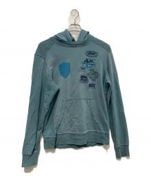 DIESEL（ディーゼル）の古着「S-MACCY-HOOD/プルオーバーパーカー」｜ブルー