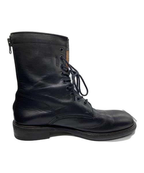 alfredoBANNISTER IN（アルフレッドバニスターイン）alfredoBANNISTER IN (アルフレッドバニスターイン) バックジップレースアップブーツ ブラック サイズ:41の古着・服飾アイテム