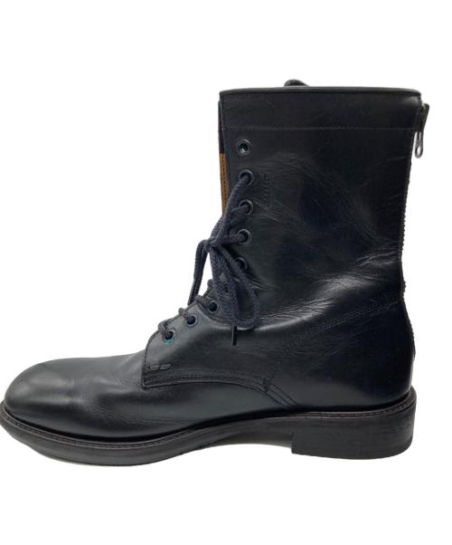 alfredoBANNISTER IN（アルフレッドバニスターイン）alfredoBANNISTER IN (アルフレッドバニスターイン) バックジップレースアップブーツ ブラック サイズ:41の古着・服飾アイテム