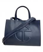 TELFARテルファー）の古着「Midium Shopping Bag」｜ネイビー