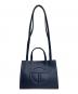 Telfar (テルファー) Midium Shopping Bag ネイビー：10000円