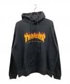 THRASHERスラッシャー）の古着「プルオーバーパーカー」｜ブラック