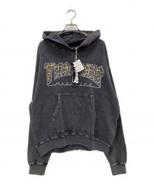THRASHER（スラッシャー）の古着「プルオーバーパーカー」｜ブラック