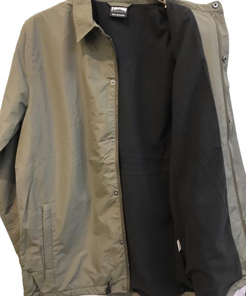 THRASHER（スラッシャー）THRASHER (スラッシャー) コーチジャケット オリーブ サイズ:L 未使用品の古着・服飾アイテム