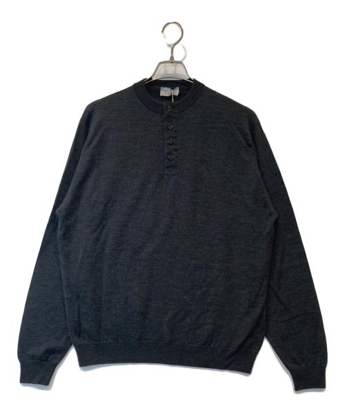 JOHN SMEDLEY（ジョンスメドレー）JOHN SMEDLEY (ジョンスメドレー) L'ECHOPPE (レショップ) 別注 WELLER グレー サイズ:Lの古着・服飾アイテム
