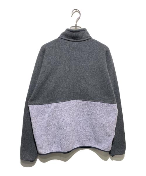 Patagonia（パタゴニア）Patagonia (パタゴニア) ナチュラル・ブレンド・スナップT・プルオーバー グレー×パープル サイズ:Lの古着・服飾アイテム