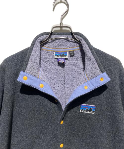 Patagonia（パタゴニア）Patagonia (パタゴニア) ナチュラル・ブレンド・スナップT・プルオーバー グレー×パープル サイズ:Lの古着・服飾アイテム