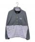 Patagonia（パタゴニア）の古着「ナチュラル・ブレンド・スナップT・プルオーバー」｜グレー×パープル