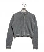 Sandroサンドロ）の古着「クロップドウールカーディガン」｜グレー