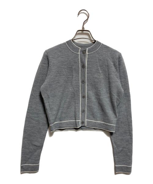 Sandro（サンドロ）Sandro (サンドロ) クロップドウールカーディガン グレー サイズ:1 未使用品の古着・服飾アイテム