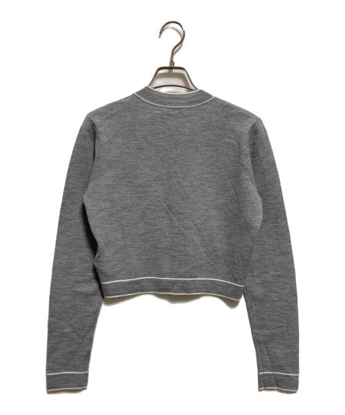 Sandro（サンドロ）Sandro (サンドロ) クロップドウールカーディガン グレー サイズ:1 未使用品の古着・服飾アイテム