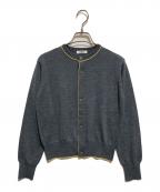 MACPHEEマカフィー）の古着「プレーンウール クルーネックカーディガン」｜グレー